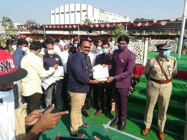 Recognition as Best Organisation – District Collector’s Appreciation